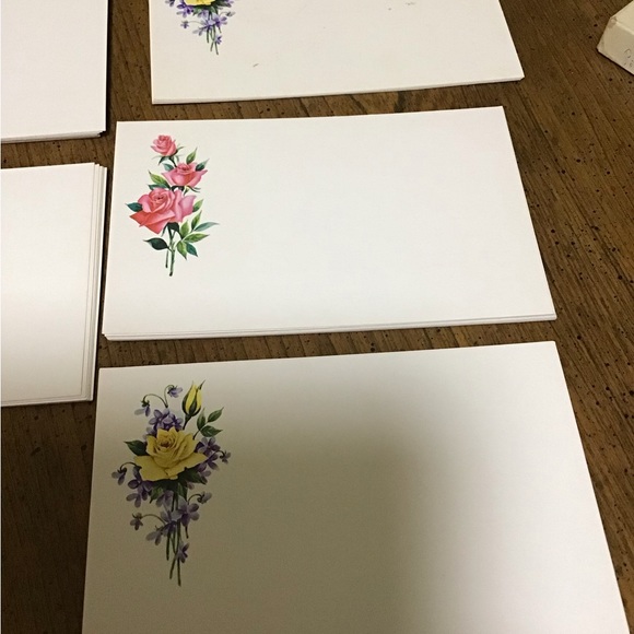 POST A NOTE 4 flower design post cards … boxed … vintage … about 30 post cards - Picture 2 of 16